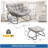 Egg Rocking Chair With Ottoman, All-Weather Wicker Lounge & Cushions-322414686