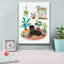 «Urban Jungle Dogs 6 White» par Mary Urban, art mural sur toile, 26 po x 34 po-237268472