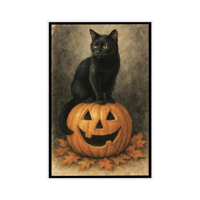 Salem's Jack-o'-lantern 1 Piece Wall Art on Canvas