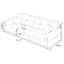 Coussin beige modulaire 100% polyester-282997426