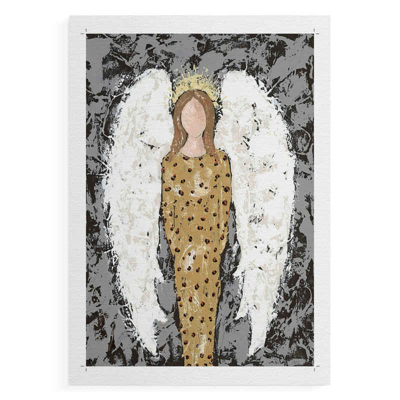 Anges tout le monde III - Impression sur toile seulement - NON-CADRE, H 18 po x l 12 po