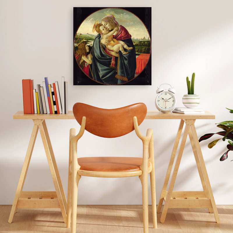 " Virgin And Child With Saint John The Baptist, C.1490 Abstract Contemporary Wall Art Print " by Sandro Botticelli Print