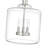 Daisetta 3-Light Pendant light Brushed Nickel