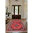 Edith Collection Digital Print Cotton-Polyester Red Moroccan Rug-1715219040