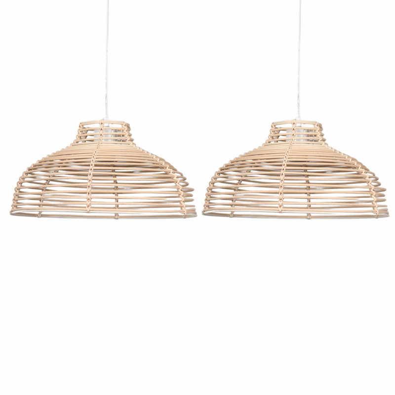 18.5cm H Pendant Shade ( Uno ) in Natural