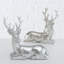 Figurines de renne en argent 2 pièces