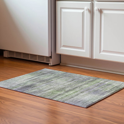 Premium Machine Washable Prisco Aloe Rug