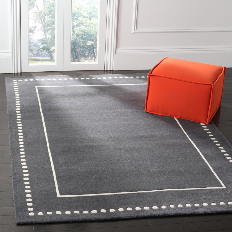 Tapis en laine touffeté à la main Cruz, Rectangle 9 pi x 12 pi