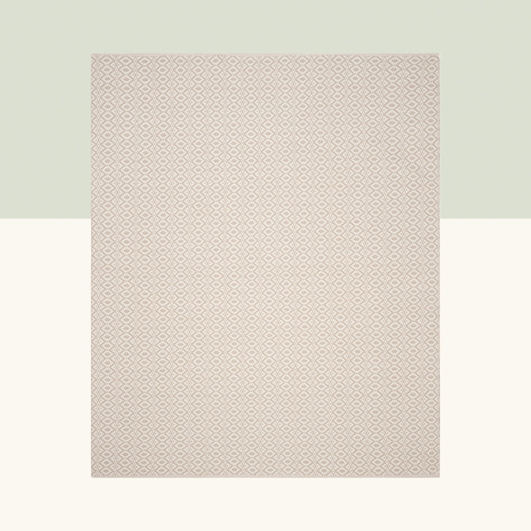 Alieu Hand Woven Cotton Ikat Rug