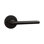 Bravura 939-6 Privacy Charlotte Lever on Round Contemporary Rose in Oil Rubbed Bronze