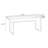 Retro Black Rectangular Solid Wood Dining Table-334356888