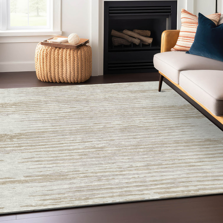 Malek Indoor/Outdoor Area Rug with Non-Slip Backing