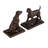 2-Piece Resin Dog Bookends
