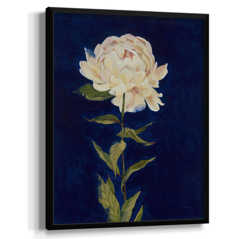 Impression sur toile Vront II, Toile encadrée noire, Pas de tapis