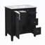 Meuble-lavabo 30 po avec lavabo en céramique
