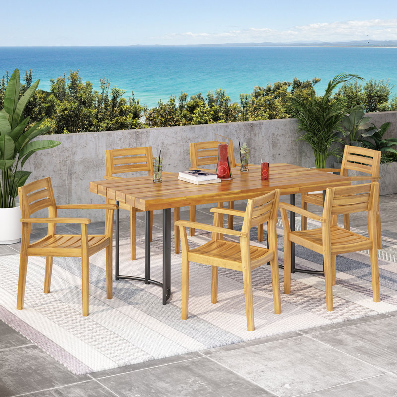 Ensemble repas 7 pièces