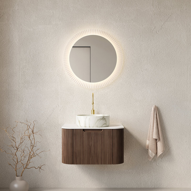 Meuble-lavabo flottant avec lavabo, 24 pouces