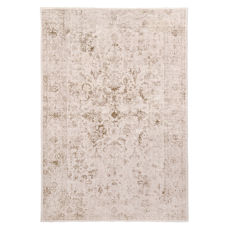 Jiah Washable Oriental Indoor Rug, Rectangle 5' x 8'