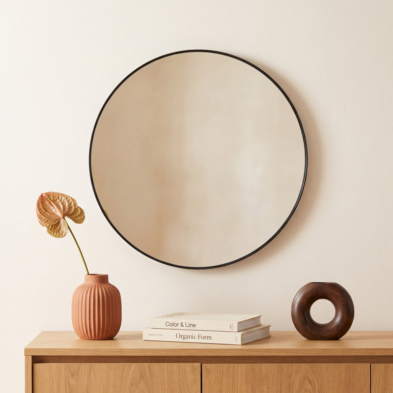 Stainless Steel Round Mirror