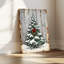 «Snowy Tree Wreath», art mural sur toile-1504057649