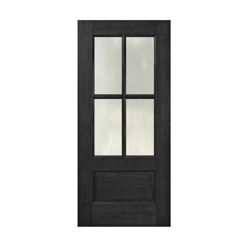 Porte d'entrée en acajou 32 Lite, Gris anthracite