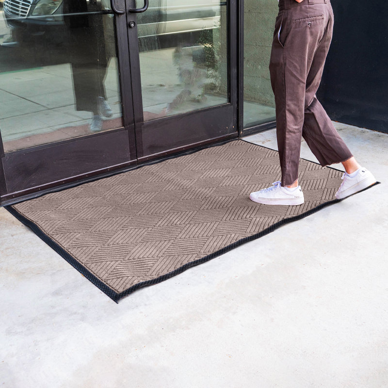 Zoeey Commercial Non-Slip Outdoor Door Mat, Beige, 72" x 48"