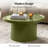 Minerva Modern 32"W Round Coffee Table with Glossy Enamel Finish-309057119