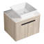 Ensemble de meuble-lavabo mural 24 po avec lavabo en céramique