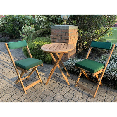 Dorothy Round 2 - Person 24" Long Bistro Set with Cushions