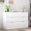 Commode 6 tiroirs en bois pour chambre à coucher, salon-334295714