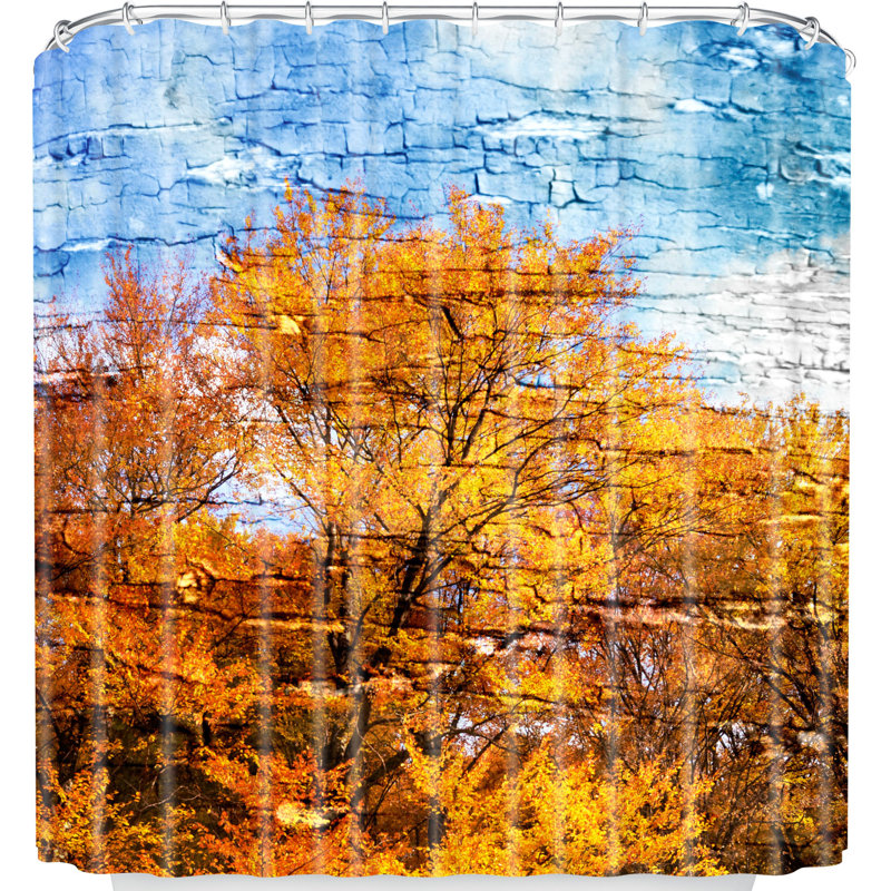 Rideau de douche simple automne day