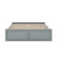 Grand lit plateforme avec tiroirs