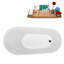 1399.5mm x 680.7mm Freestanding Soaking Acrylic Bathtub-1672751739