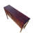 37" Long Reddish Brown Multi-Storage Console Table