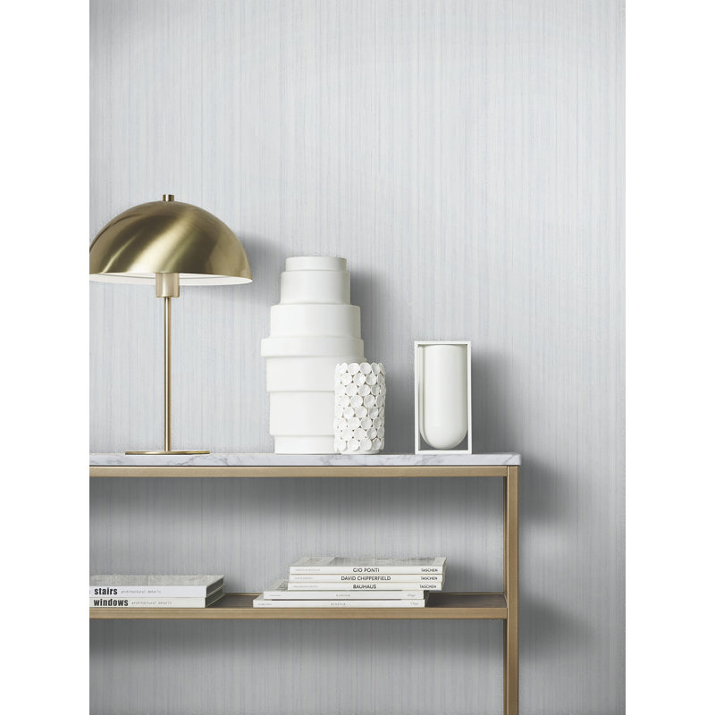Papier peint strié, Gris clair