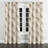 Modern Window curtains - Geometric Badradin Grommet Curtain - 1 Panel-1009943113-1009943115