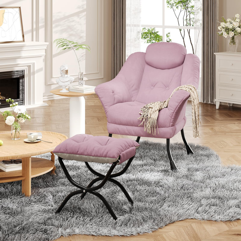 Upholstered Accent Chair, Grey