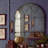 Semicircular Wall-Mounted Mirror