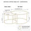 Ensemble de 2 tables basses Modern Modern-2005860972-2005860968