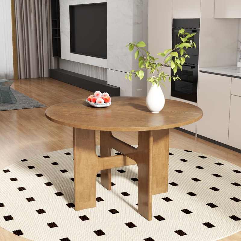 Table de salle à manger Modern Modern Farmhouse, Noyer