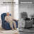 25.2" Seat Width Power Recliner Lift Chair with Massage and Heat, Faux Leather-1152112835
