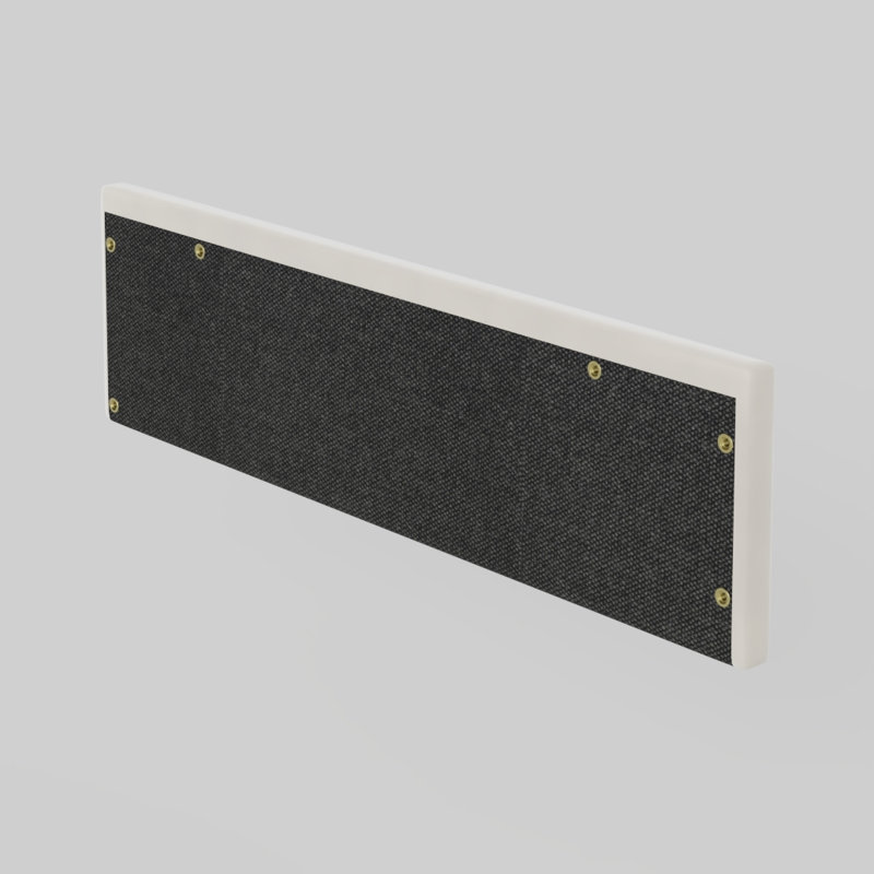 Left bedside soft panel at the tail end