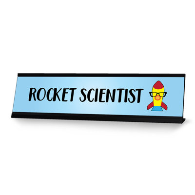 Enseigne de bureau Rocket Scientist