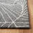 Anakin Geometric Handmade Tufted Wool and Cotton Gray/Ivory Area Rug-237046912