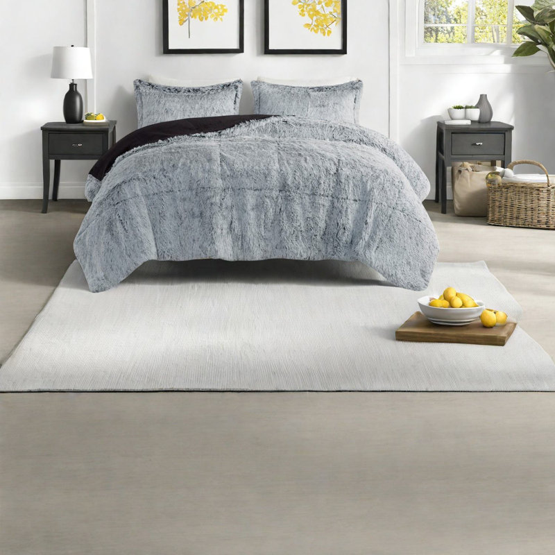 Luxurious Shaggy Fur Bedding Sets, Polyester Comfort Full/queen