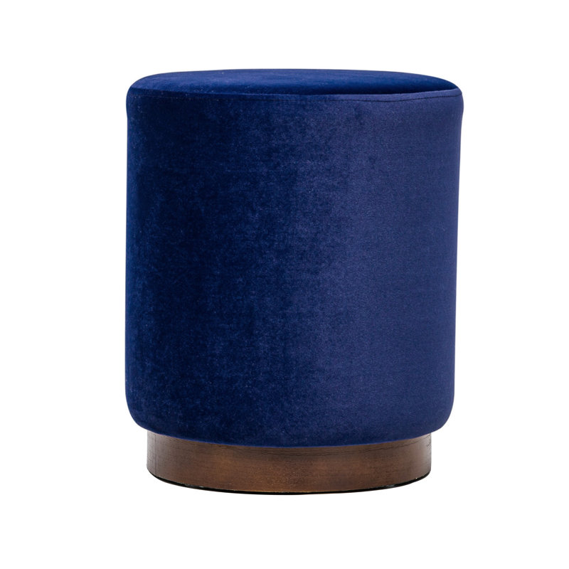 Repose-pieds Bridgewater, Velours bleu
