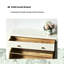 Rangement à chaussures 27,56 po moderne et minimaliste blanc ultra-mince avec rangement pour chaussures-1260063832