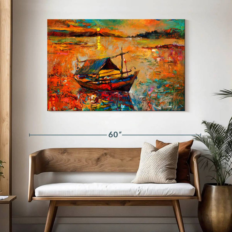 Senne Boat, 32" H x 48" W