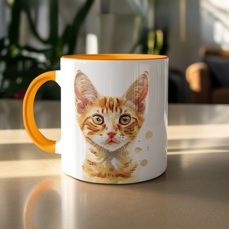 Mug, 2, Orange