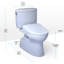 Vespin® II 1.28 GPF Elongated Floor Mounted Two-Piece Toilet (S7A Bidet Seat Included)